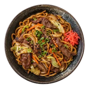 yakisoba boeuf legumes